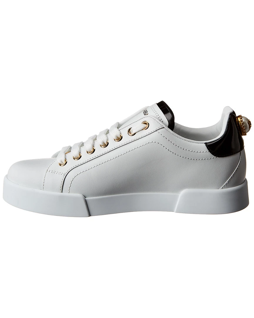 Dolce & Gabbana Portofino Leather Sneaker Women Fashion Sneakers 4 Dolce & Gabbana Portofino Leather Sneaker Women Fashion Sneakers - Image 2