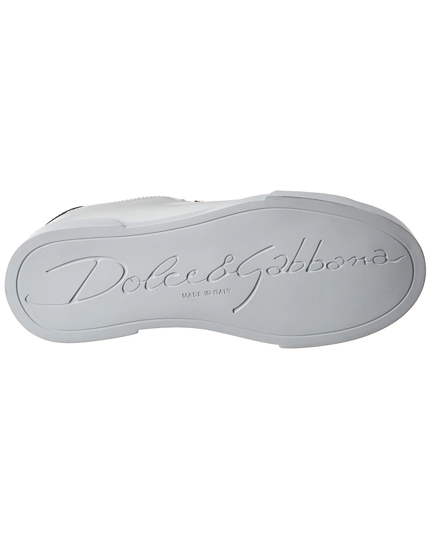 Dolce & Gabbana Portofino Leather Sneaker Women Fashion Sneakers 6 Dolce & Gabbana Portofino Leather Sneaker Women Fashion Sneakers - Image 4