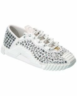 Dolce & Gabbana NS1 Canvas & Leather Sneaker Women Fashion Sneakers