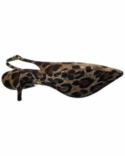 Dolce & Gabbana Printed Canvas Slingback Pump Women Pumps -Dolce & Gabbana Sales 1313368746 RLLZ 4