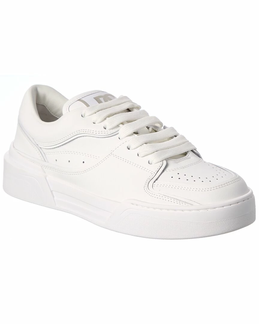 Dolce & Gabbana Roma Leather Sneaker Women Fashion Sneakers White 3 Dolce & Gabbana Roma Leather Sneaker Women Fashion Sneakers White