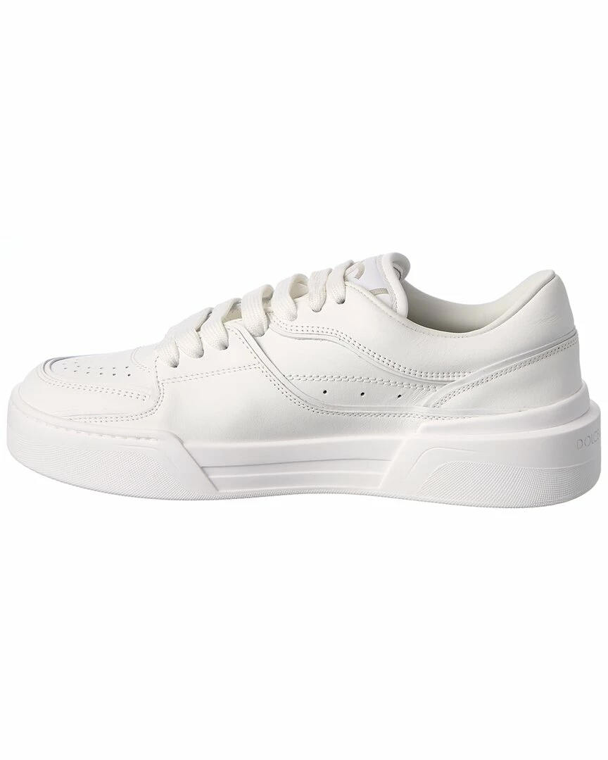 Dolce & Gabbana Roma Leather Sneaker Women Fashion Sneakers White 4 Dolce & Gabbana Roma Leather Sneaker Women Fashion Sneakers White - Image 2