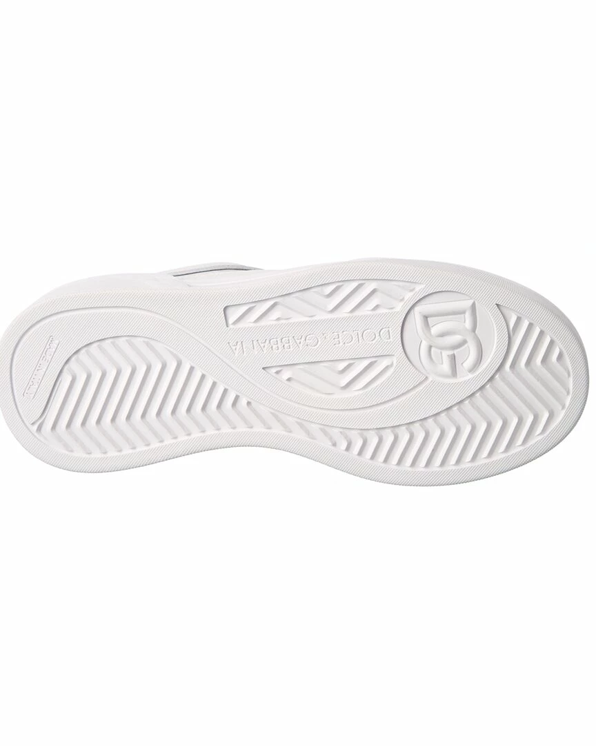 Dolce & Gabbana Roma Leather Sneaker Women Fashion Sneakers White 6 Dolce & Gabbana Roma Leather Sneaker Women Fashion Sneakers White - Image 4