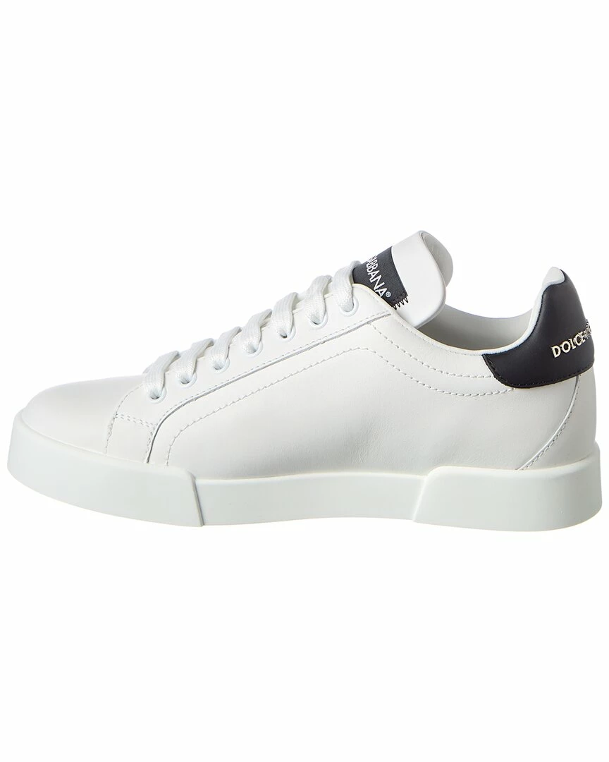 Dolce & Gabbana Portofino DG Logo Leather Sneaker Women Fashion Sneakers 4 Dolce & Gabbana Portofino DG Logo Leather Sneaker Women Fashion Sneakers - Image 2