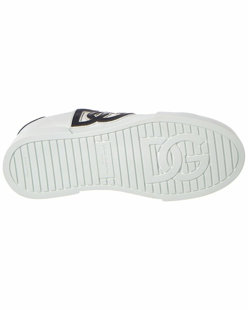 Dolce & Gabbana Portofino DG Logo Leather Sneaker Women Fashion Sneakers 6 Dolce & Gabbana Portofino DG Logo Leather Sneaker Women Fashion Sneakers - Image 4