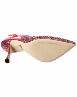 Dolce & Gabbana Crystal Embellished Satin Slingback Pump Women Pumps 10 Dolce & Gabbana Crystal Embellished Satin Slingback Pump Women Pumps -Dolce & Gabbana Sales 1313475669 RLLZ 4