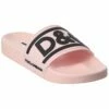 Dolce & Gabbana Logo Rubber Slide Women Flat Sandals -Dolce & Gabbana Sales 1313485609 RLLZ 1