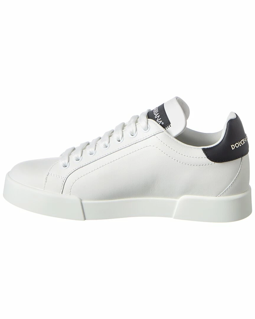 Dolce & Gabbana Portofino DG Logo Leather Sneaker Women Fashion Sneakers 4 Dolce & Gabbana Portofino DG Logo Leather Sneaker Women Fashion Sneakers - Image 2
