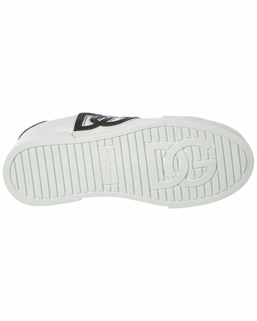 Dolce & Gabbana Portofino DG Logo Leather Sneaker Women Fashion Sneakers 6 Dolce & Gabbana Portofino DG Logo Leather Sneaker Women Fashion Sneakers - Image 4