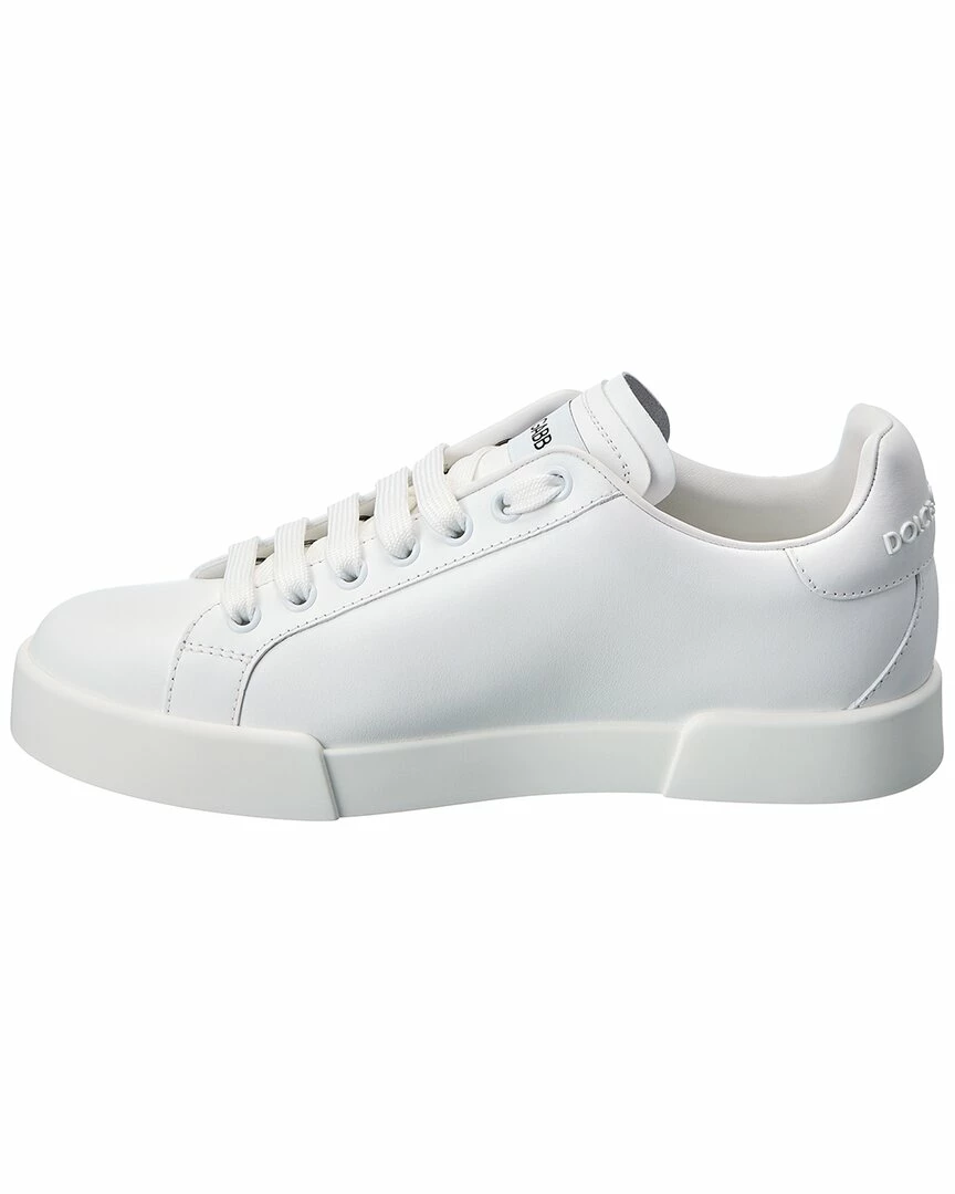 Dolce & Gabbana Portofino Leather Sneaker Women Fashion Sneakers 4 Dolce & Gabbana Portofino Leather Sneaker Women Fashion Sneakers - Image 2