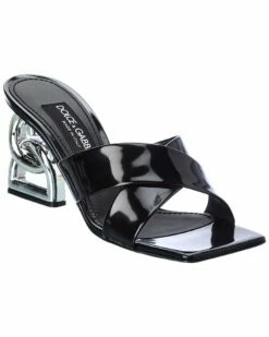 Dolce & Gabbana Patent Sandal Women Heeled Sandals Black -Dolce & Gabbana Sales 1313502472 RLLZ 1 1
