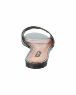 Dolce & Gabbana DG Logo Leather Sandal Women Flat Sandals -Dolce & Gabbana Sales 1313538506 RLLZ 3