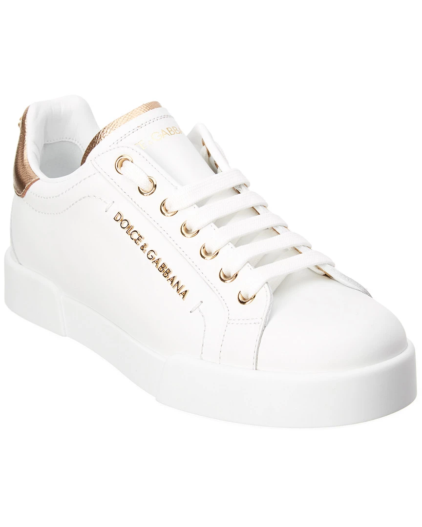 Dolce & Gabbana Portofino Leather Sneaker Women Fashion Sneakers 2 Dolce & Gabbana Portofino Leather Sneaker Women Fashion Sneakers