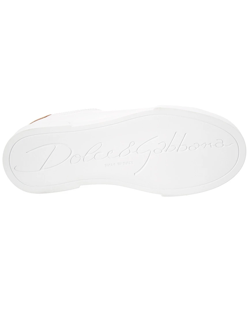 Dolce & Gabbana Portofino Leather Sneaker Women Fashion Sneakers 5 Dolce & Gabbana Portofino Leather Sneaker Women Fashion Sneakers - Image 4