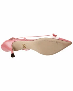 Dolce & Gabbana Leather & Mesh Slingback Pump Women Pumps -Dolce & Gabbana Sales 1313719398 RLLZ 4