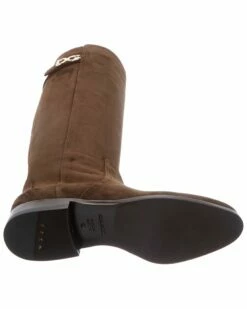 Dolce & Gabbana DG Logo Suede Boot Women Boots -Dolce & Gabbana Sales 1313858125 RLLZ 4