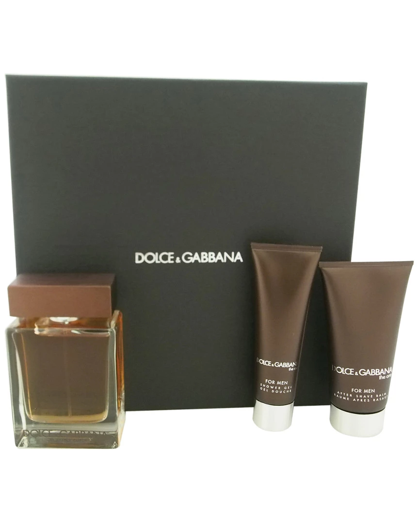 Dolce & Gabbana The One 3pc Gift Set Men Cologne & Aftershave 3 Dolce & Gabbana The One 3pc Gift Set Men Cologne & Aftershave