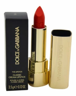 Dolce & Gabbana 0.12oz # 610 Fire Classic Cream Lipstick Women Lip & Cheek Makeup