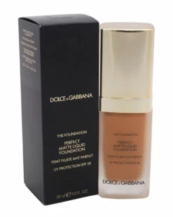 Dolce & Gabbana 1oz # 144 Bronze Perfect Matte Liquid Foundation SPF 20 Women Face & Eye Makeup