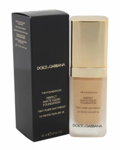 Dolce & Gabbana 1oz # 80 Creamy Perfect Matte Liquid Foundation SPF 20 Women Face & Eye Makeup