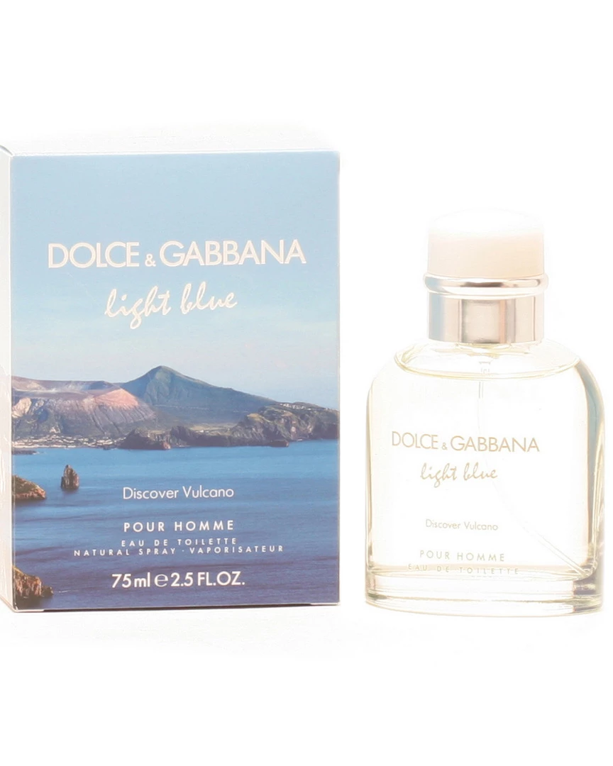 Dolce & Gabbana "Light Blue Discover Vulcano" 2.5oz Eau De Toilette Spray Men Cologne & Aftershave 3 Dolce & Gabbana "Light Blue Discover Vulcano" 2.5oz Eau De Toilette Spray Men Cologne & Aftershave