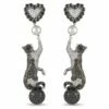 Dolce & Gabbana 18K 22.00 Ct. Tw. Diamond Pearl Panthere Earrings Women